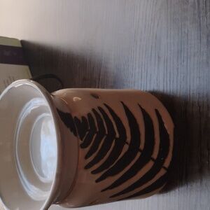 Scentsy Fossil Fern Forest Woodland Cabin Decor Full-Size Warmer NEW In Box